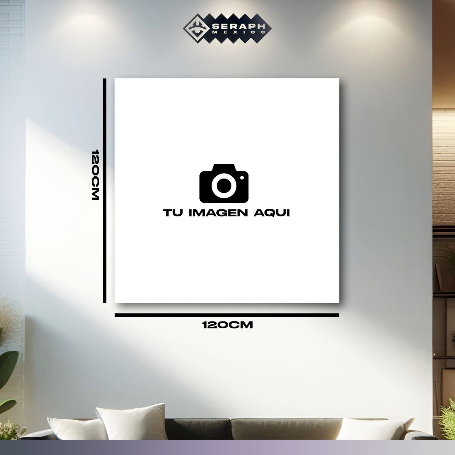 CUADRO PERSONALIZADO 120x120 cm