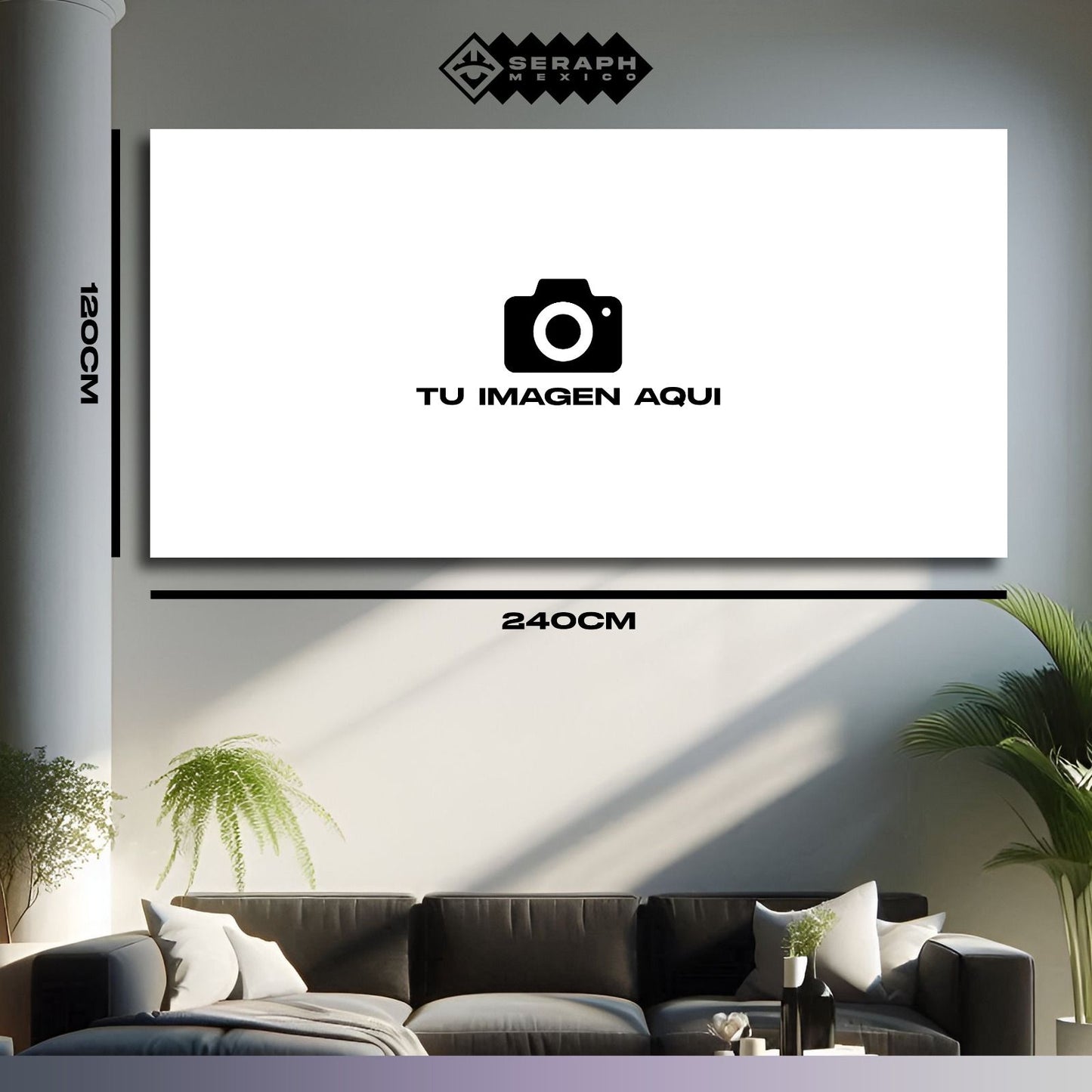 CUADRO PERSONALIZADO 120x240 cm